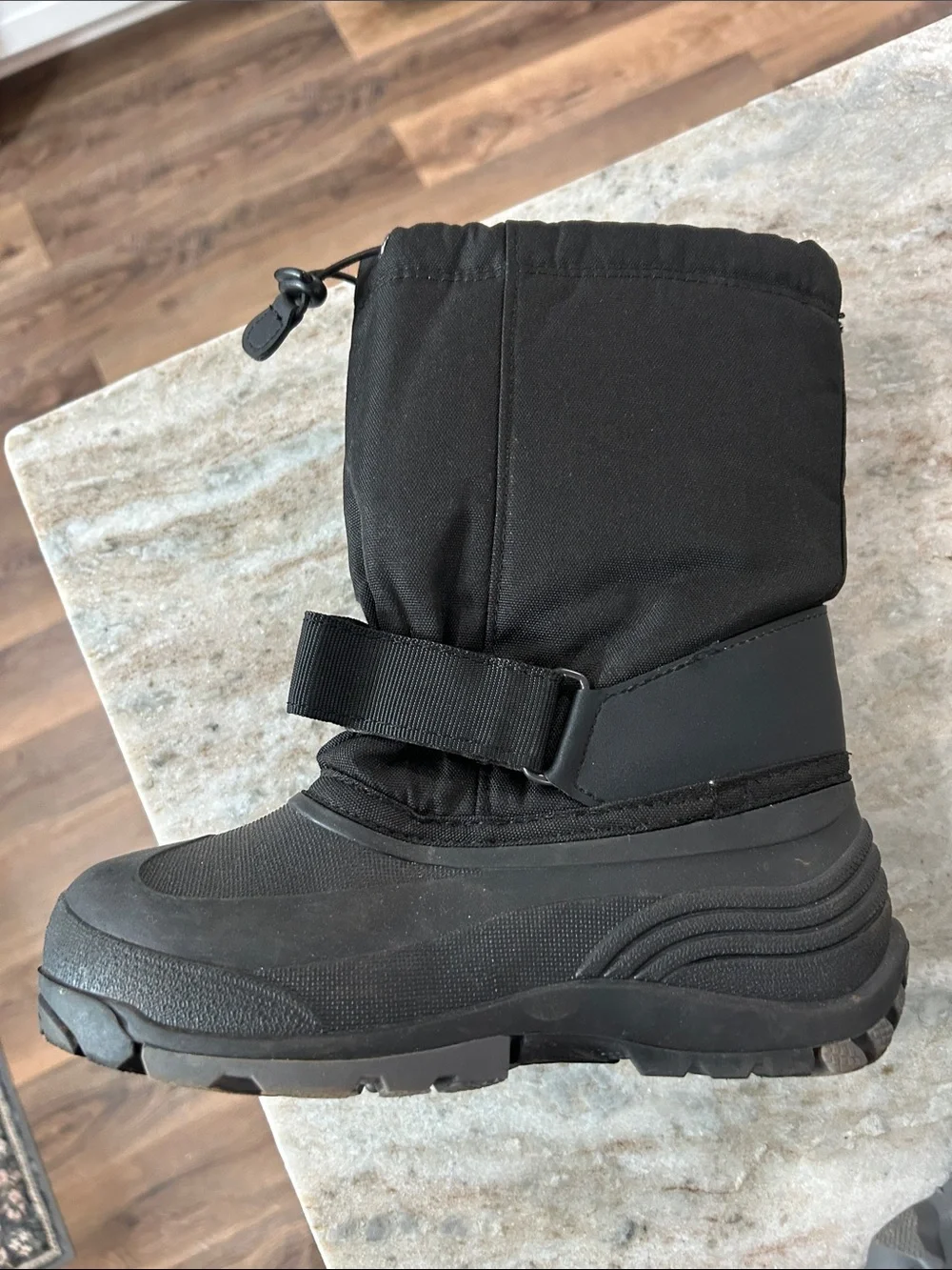 Kamik Kids Black Snow Boots size 4